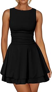 Kaximil Womens Ruffle Hem Dress