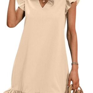 SOLY HUX Summer Dress V Neck Sleeve