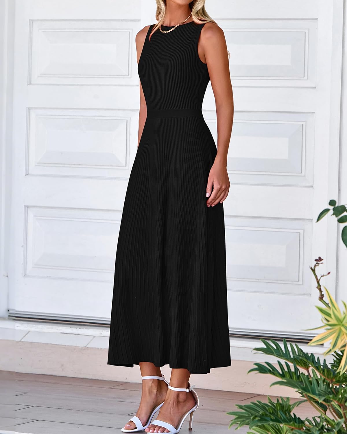 BTFBM Women Tank Midi Dress - Image 5