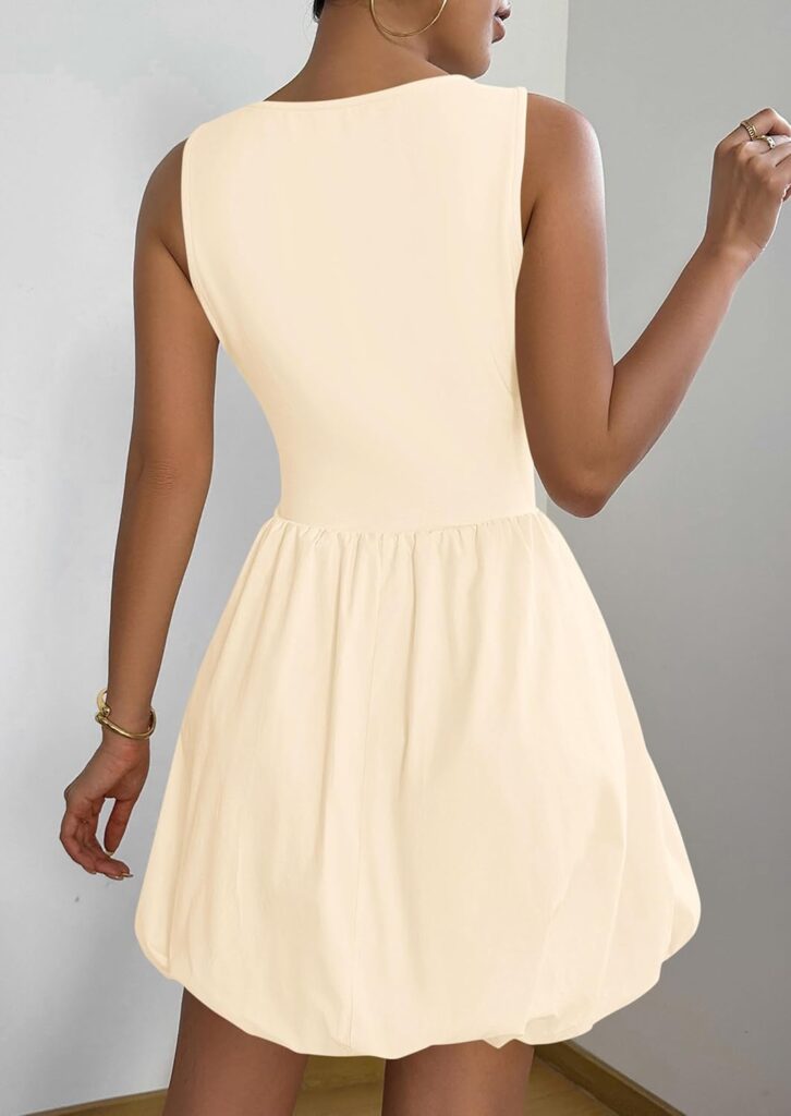 PRETTYGARDEN Summer Dresses for Women 2026 Casual Sleeveless Tank Mini Short Dress Crew Neck Bubble Sundress with Pockets PRETTYGARDEN Summer Dresses for Women 2026 Casual Sleeveless Tank Mini Short Dress Crew Neck Bubble Sundress with Pockets