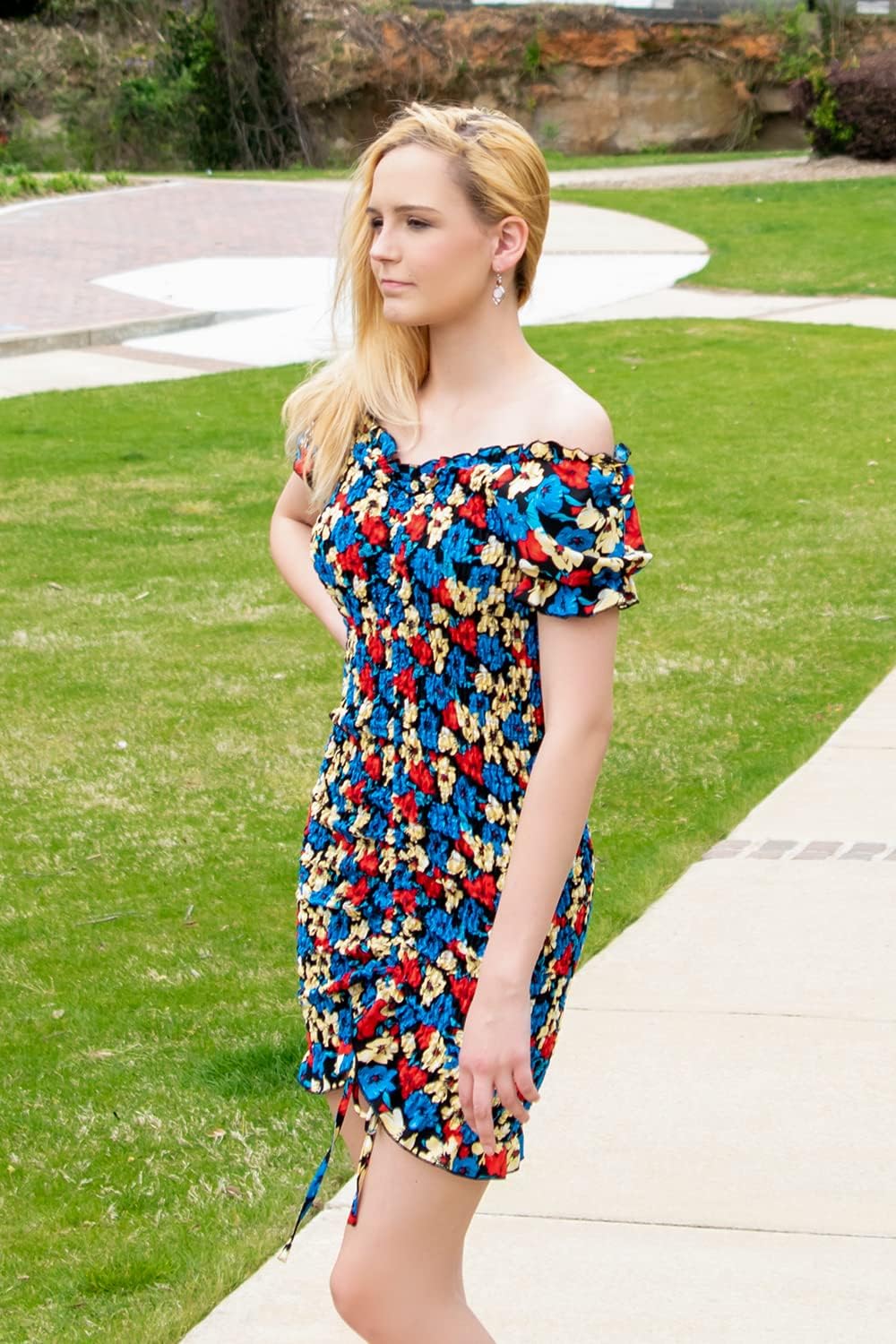 PRETTYGARDEN Women Off Shoulder Smock - Image 4