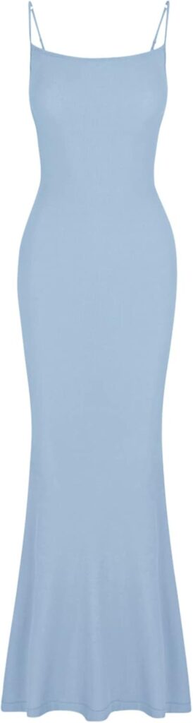 REORIA Womens Basic Sexy Lounge Slip Long Dress Elegant Sleeveless Backless Ribbed Bodycon Maxi Dresses REORIA Womens Basic Sexy Lounge Slip Long Dress Elegant Sleeveless Backless Ribbed Bodycon Maxi Dresses