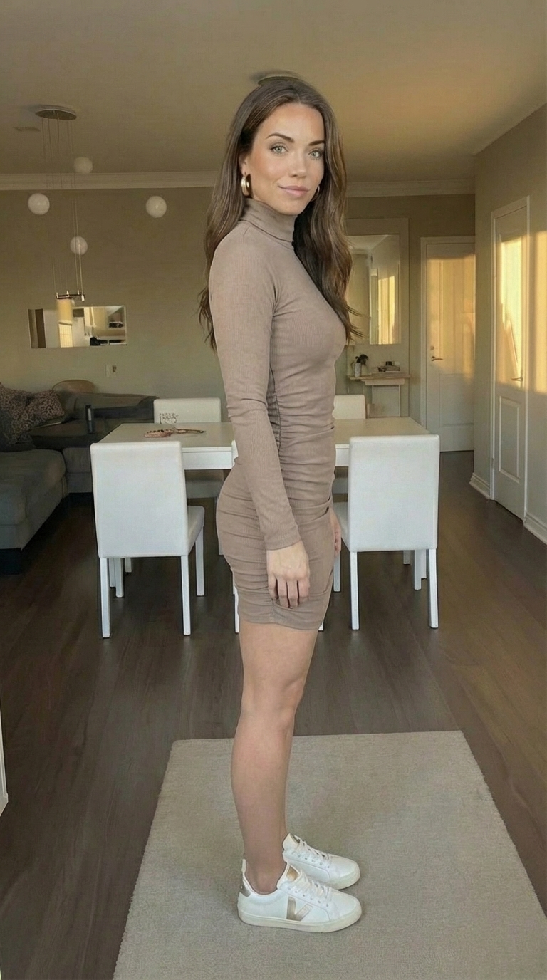 ANRABESS Women Long Sleeve Bodycon - Image 7