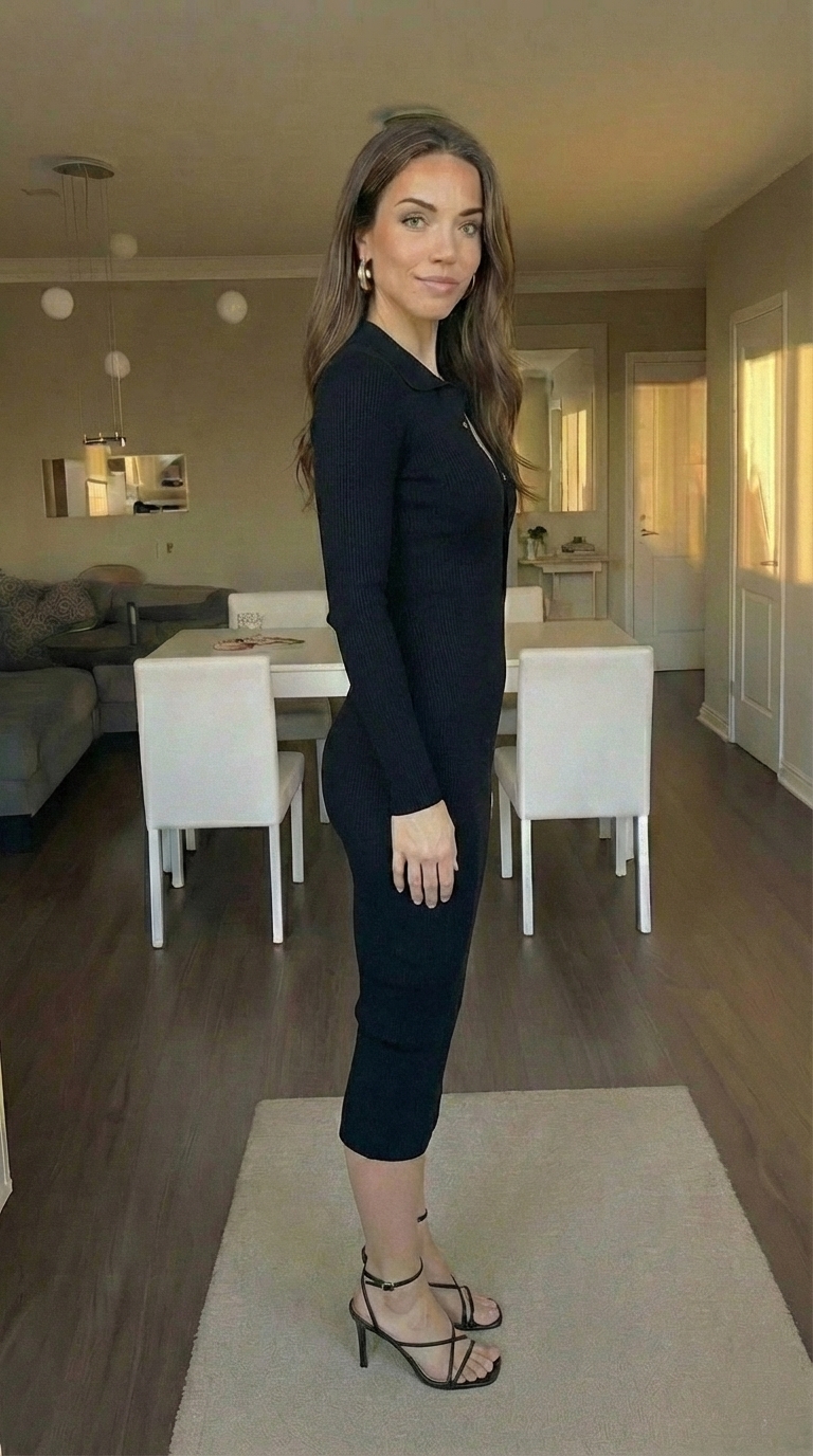 OQQ Women's Long Sleeve Maxi Dress - Image 7