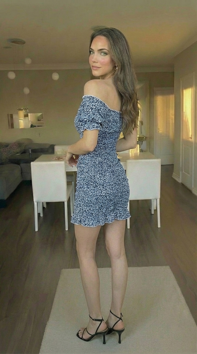 PRETTYGARDEN Women Off Shoulder Smock - Image 7