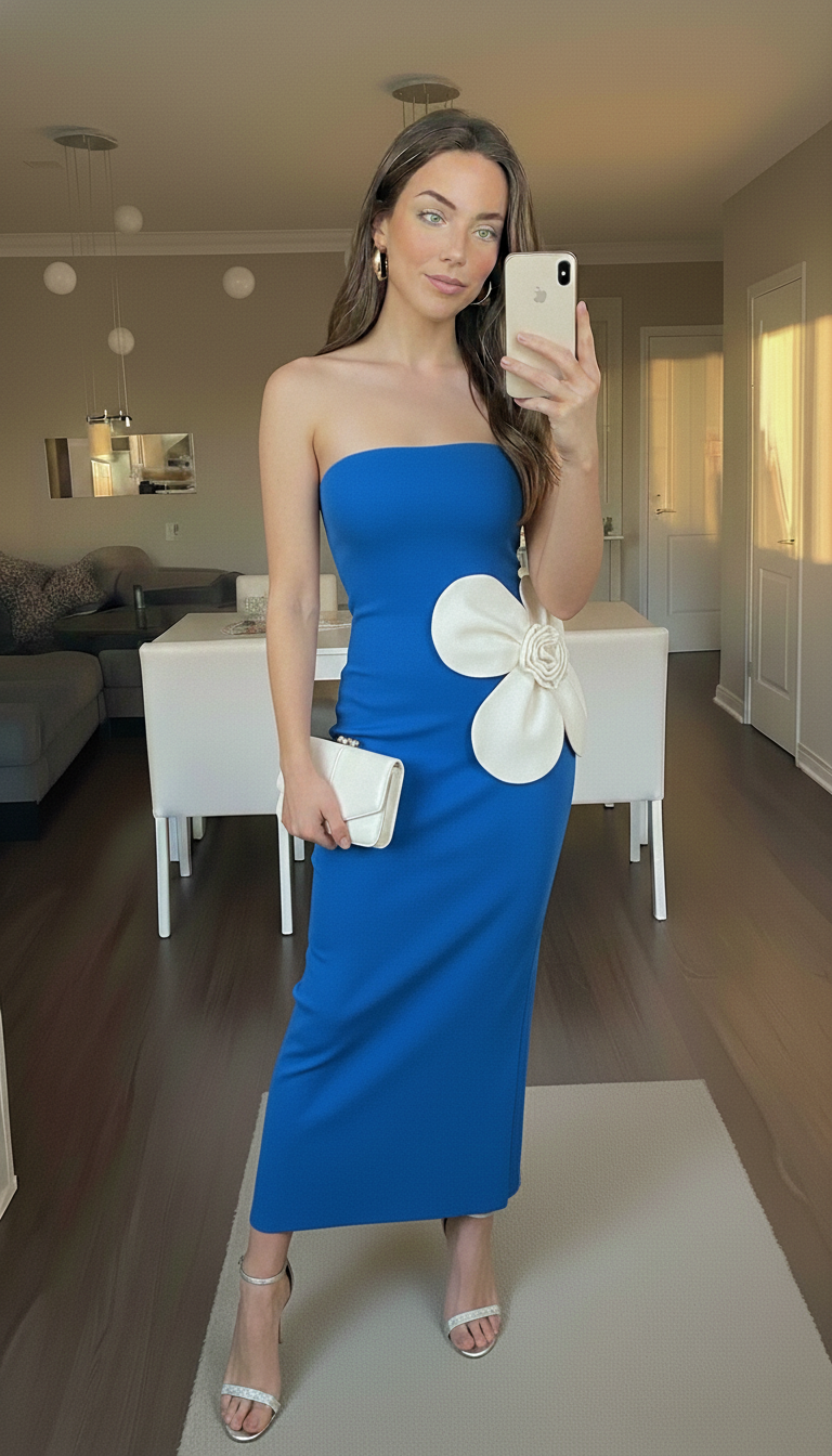 ZESICA Womens Royal Blue Dress - Image 7