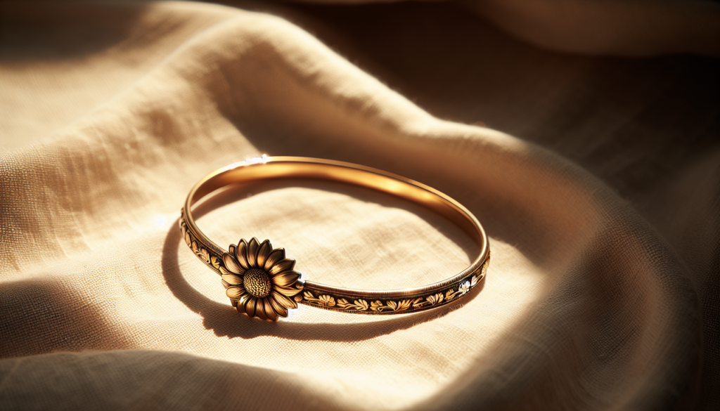 Alex and Ani Sunflower Charm Bangle