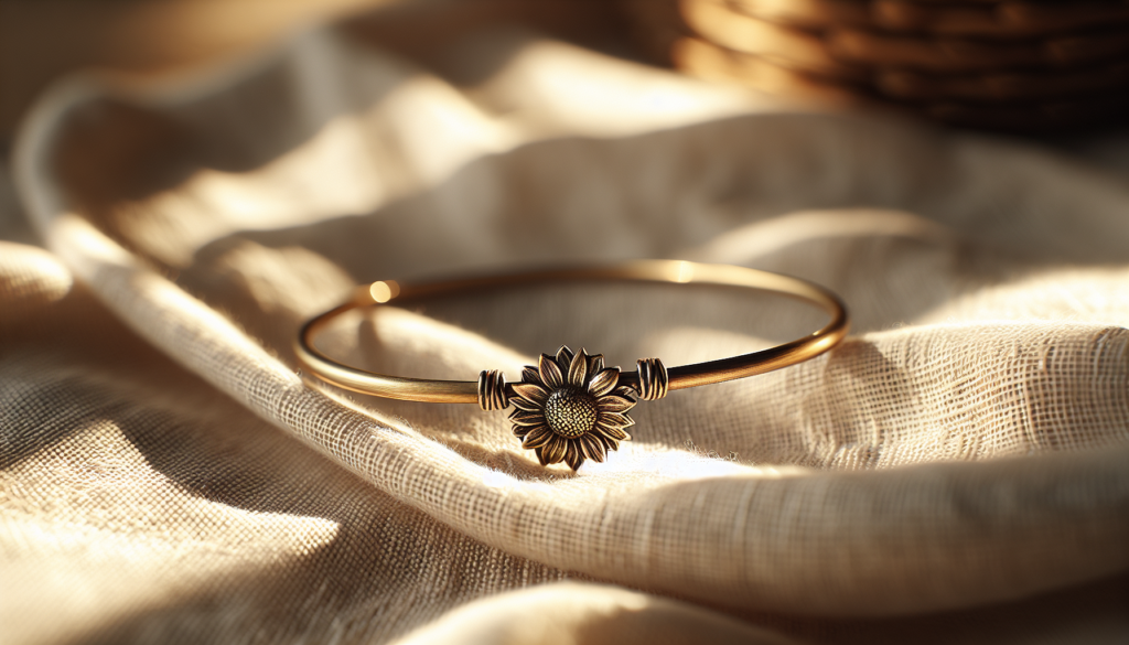 Alex and Ani Sunflower Charm Bangle
