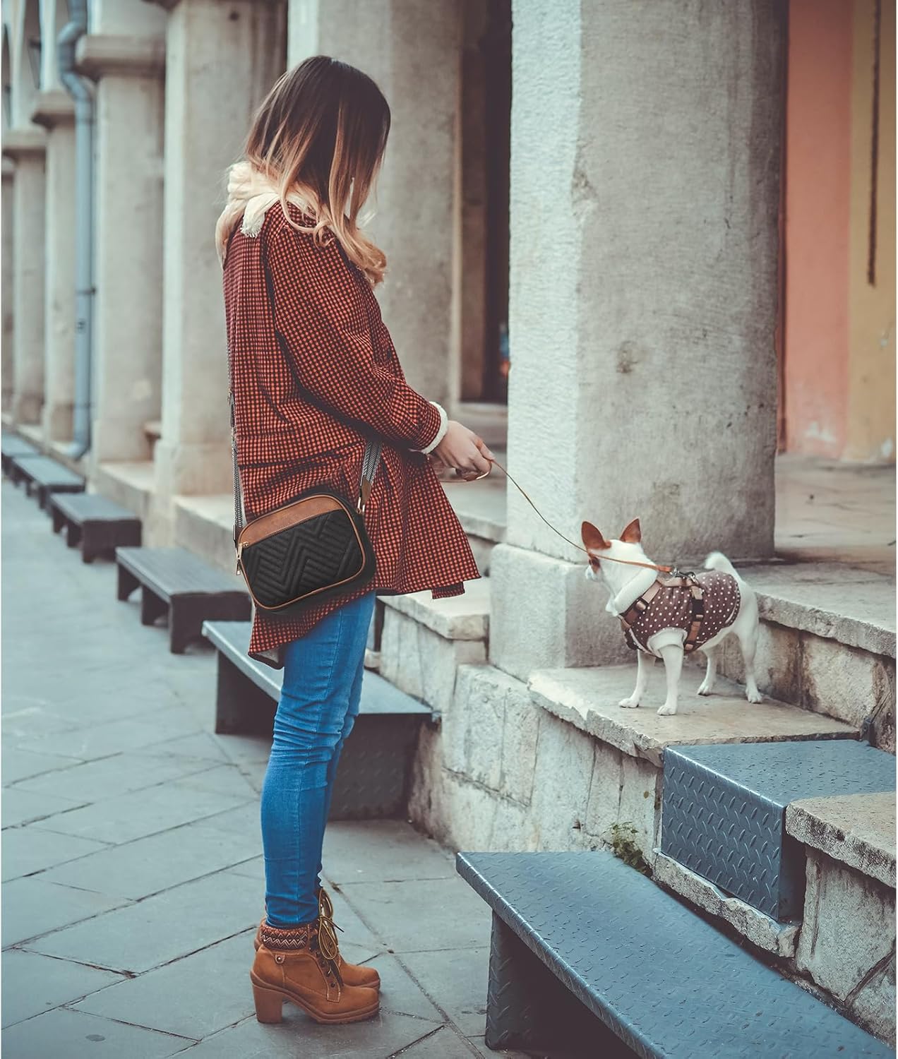 BOSTANTEN Quilted Crossbody Bag review