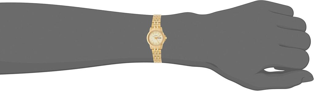 Citizen Quartz Womens Watch, Stainless Steel, Classic, Gold-Tone (Model: EQ0603-59P)