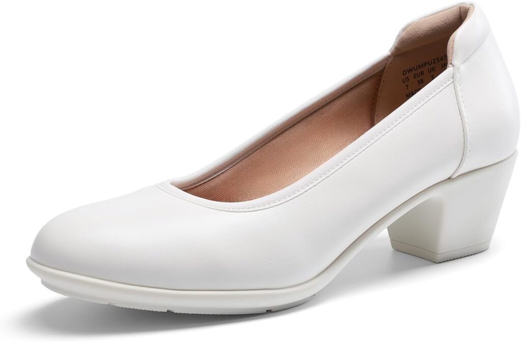 DREAM PAIRS Womens Low Chunky Heels Comfortable Block Work Pumps Closed Round Toe Dress Shoes for Office Business DREAM PAIRS Womens Low Chunky Heels Comfortable Block Work Pumps Closed Round Toe Dress Shoes for Office Business