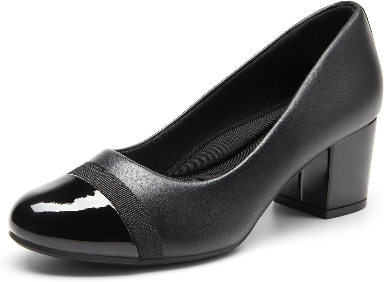 DREAM_PAIRS_Women’s_Pumps_Low_Chunky_Block_Heel_Dress_Shoes_Closed_Round_Toe_Comfortable_Heels review