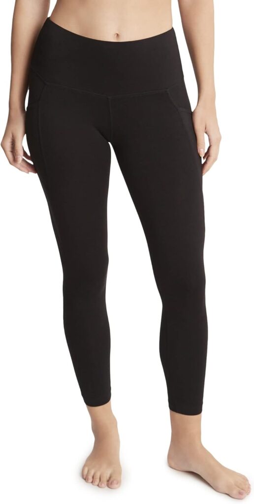 Jockey Womens Cotton Stretch Basic 7/8 Legging with Side Pocket Jockey Womens Cotton Stretch Basic 7/8 Legging with Side Pocket