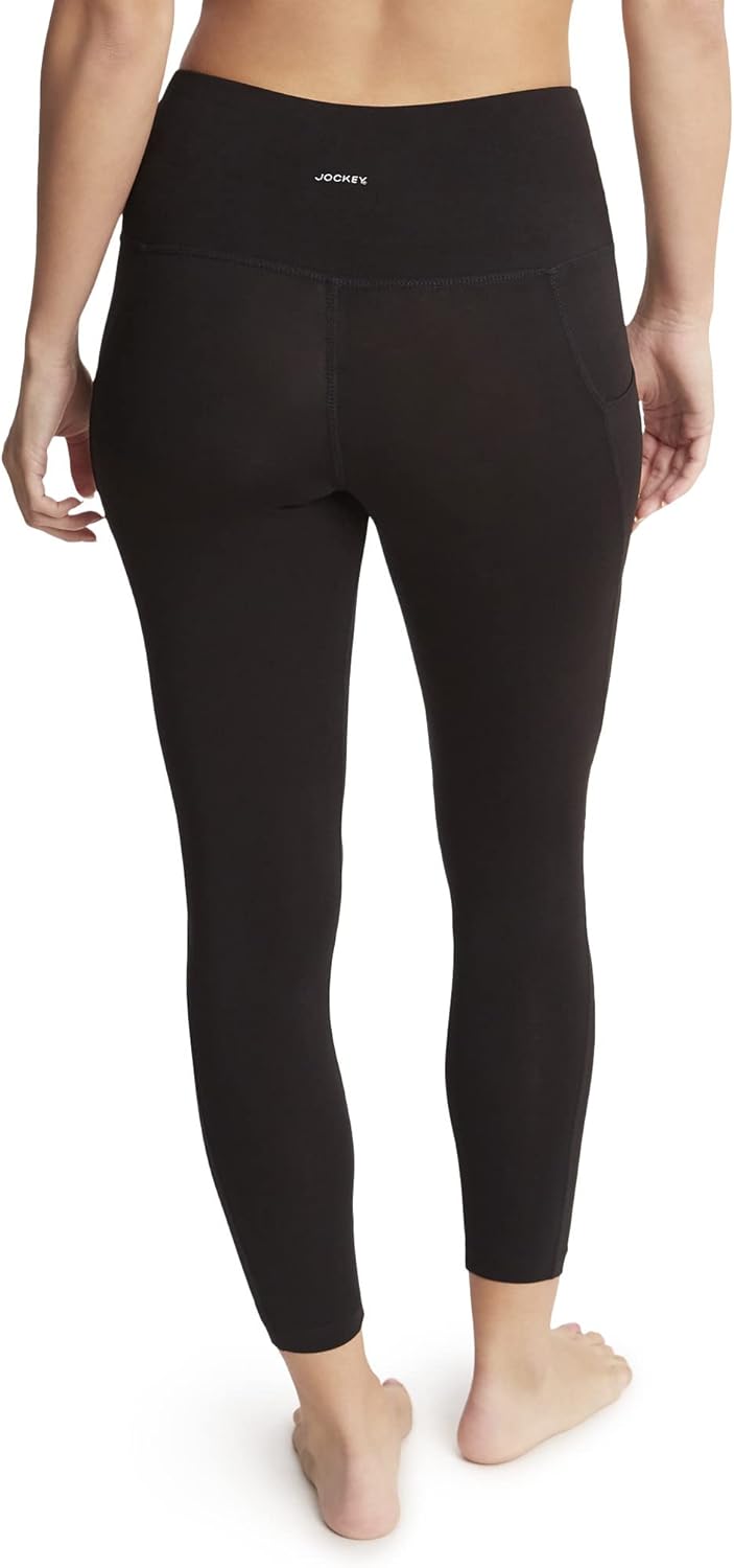 Jockey Women’s Cotton Stretch 7/8 Legging Side-Pocket review