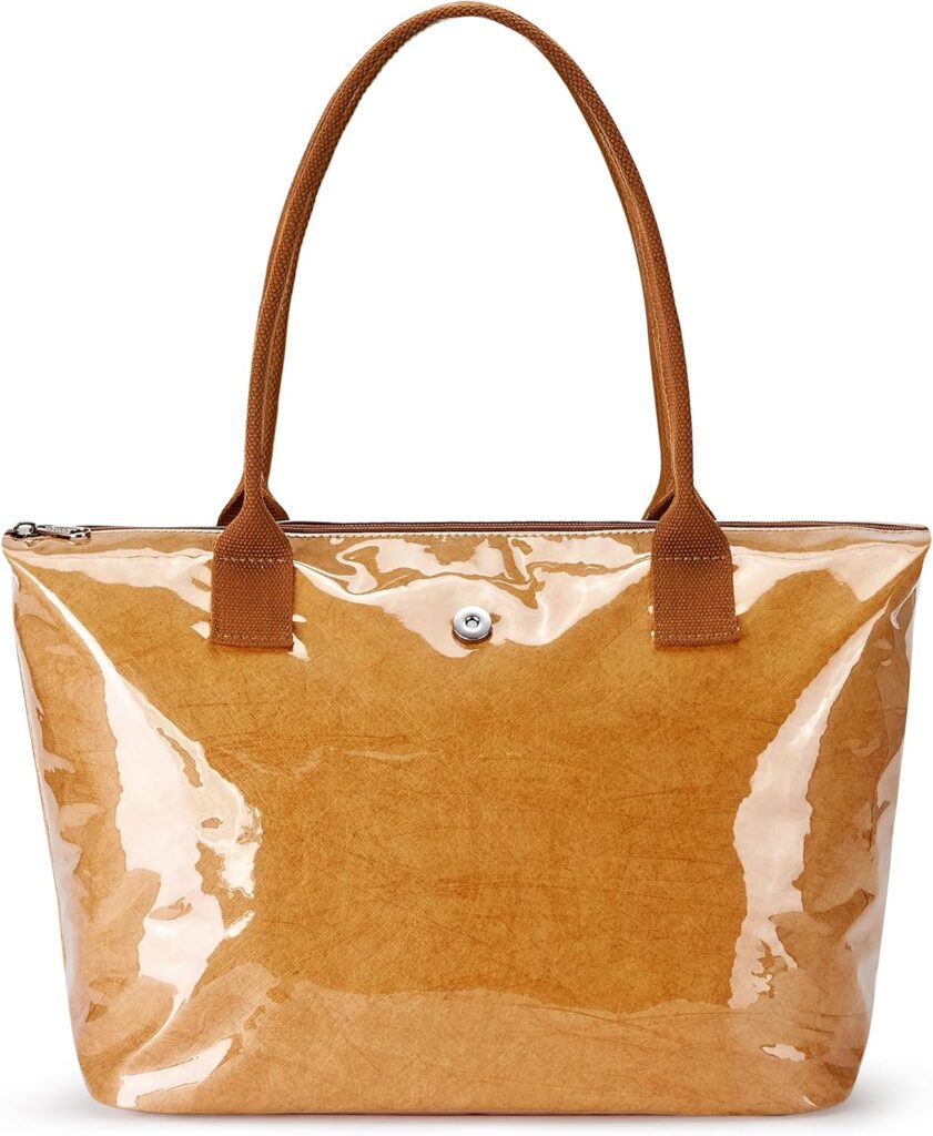 KALIDI Tote Bag for Women Nylon Top-Handle Purse,Shoulder Hobo handBag with Zipper Leisure Foldable Weekend