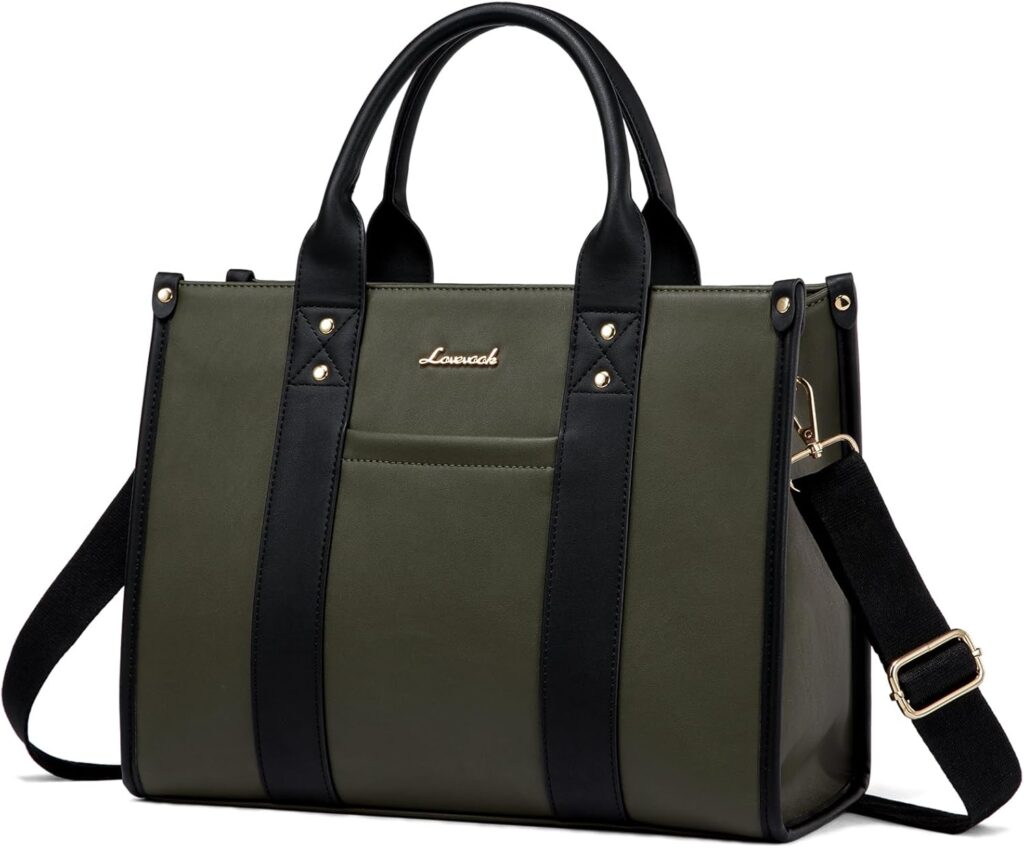 LOVEVOOK Purse for Women Leather Tote Bag Purse and Handbags, Satchel Shoulder Crossbody Top Handle Bags with Zipper