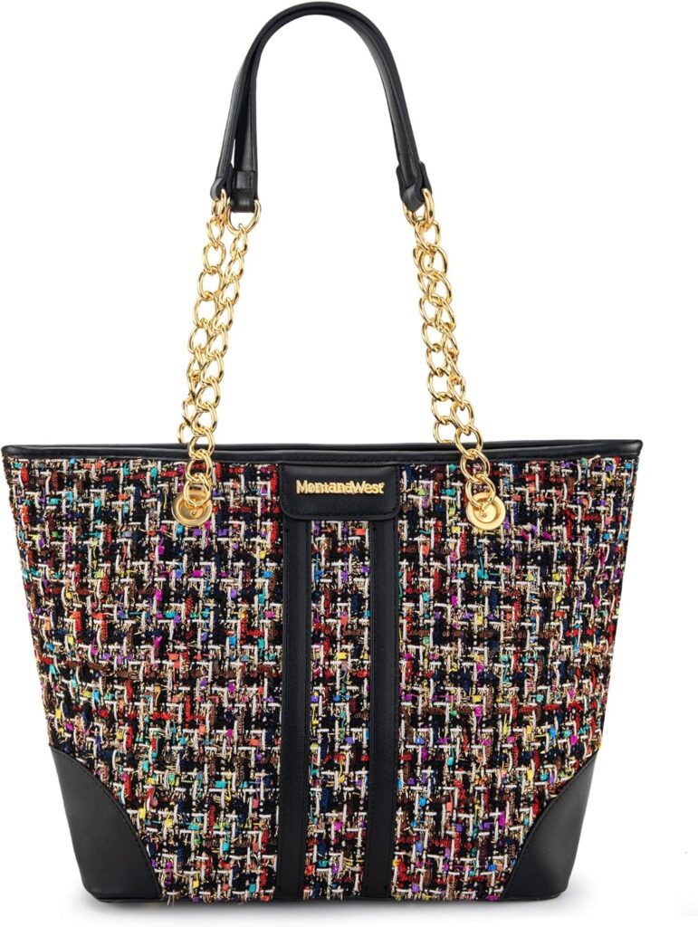 Montana West MEDIUM Tote Bag for Women Quilted Chain Handbags Shoulder Purse Montana West MEDIUM Tote Bag for Women Quilted Chain Handbags Shoulder Purse