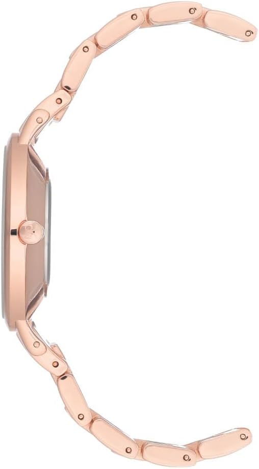 Nine West Womens Floral Dial Bracelet Watch