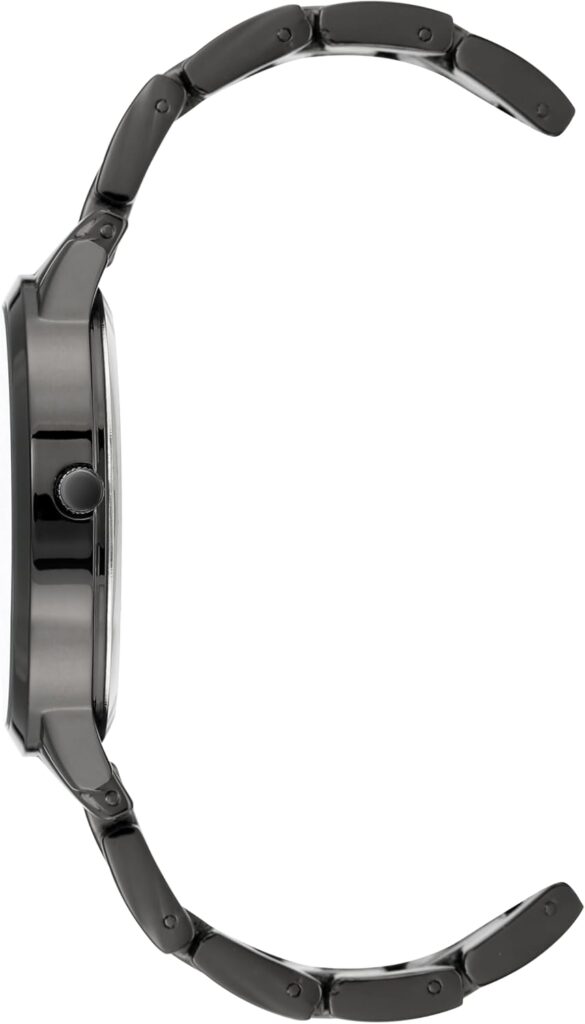 Nine West Womens Gunmetal Bracelet Watch Nine West Womens Gunmetal Bracelet Watch