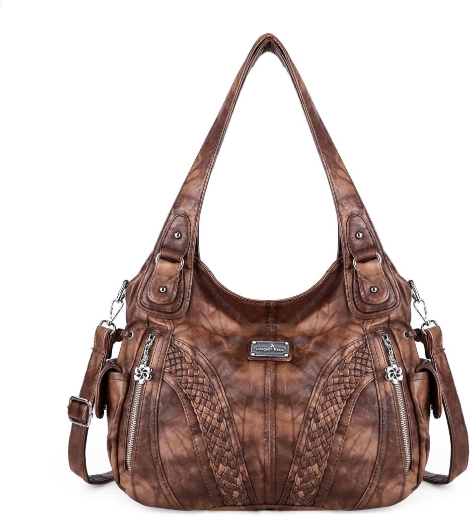 Purses and Handbags Women Fashion Tote Bag Shoulder Bags Top Handle Satchel Purses Washed Synthetic Leather Handbag Purses and Handbags Women Fashion Tote Bag Shoulder Bags Top Handle Satchel Purses Washed Synthetic Leather Handbag