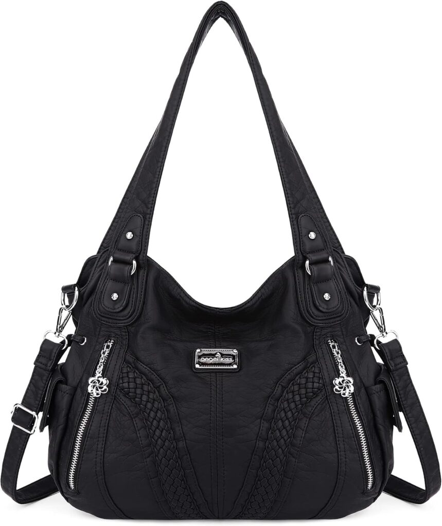 Purses and Handbags Women Fashion Tote Bag Shoulder Bags Top Handle Satchel Purses Washed Synthetic Leather Handbag Purses and Handbags Women Fashion Tote Bag Shoulder Bags Top Handle Satchel Purses Washed Synthetic Leather Handbag