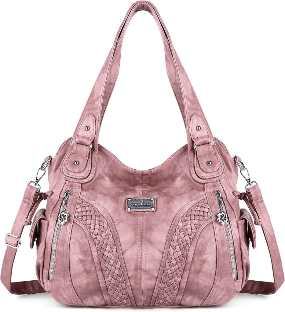 Purses and Handbags Women Fashion Tote Bag Shoulder Bags Top Handle Satchel Purses Washed Synthetic Leather Handbag Purses and Handbags Women Fashion Tote Bag Shoulder Bags Top Handle Satchel Purses Washed Synthetic Leather Handbag