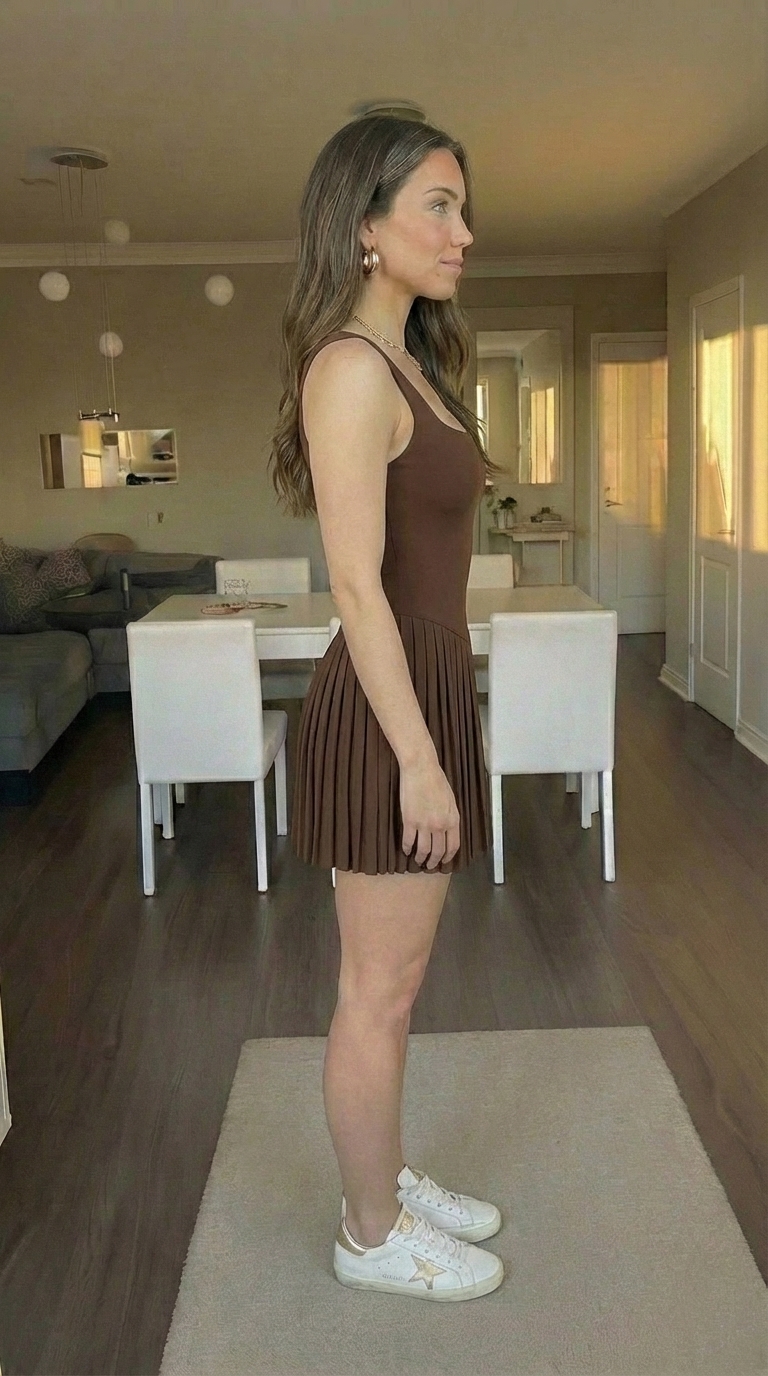 QINSEN Womens Tennis Dress Pleated - Image 7