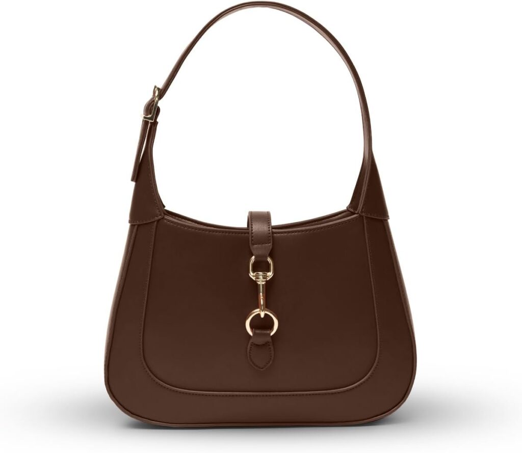 Shoulder Bag for Women - Small Shoulder Purses - Top Handle Structured Handbags - Adjustable Strap Vegan Leather Shoulder Bag for Women - Small Shoulder Purses - Top Handle Structured Handbags - Adjustable Strap Vegan Leather