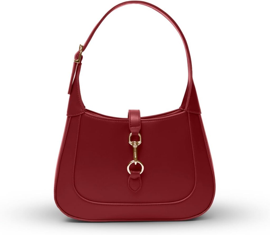 Shoulder Bag for Women - Small Shoulder Purses - Top Handle Structured Handbags - Adjustable Strap Vegan Leather Shoulder Bag for Women - Small Shoulder Purses - Top Handle Structured Handbags - Adjustable Strap Vegan Leather