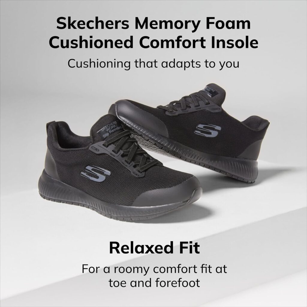 Skechers Womens Squad SR Food Service Shoes