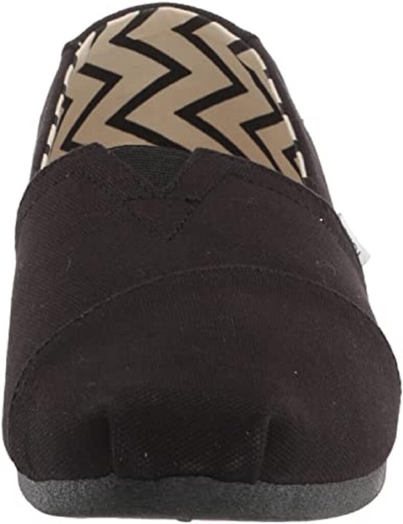 TOMS Womens Sperry Walpargata P Loafer Flat, Black/Black, 8 US