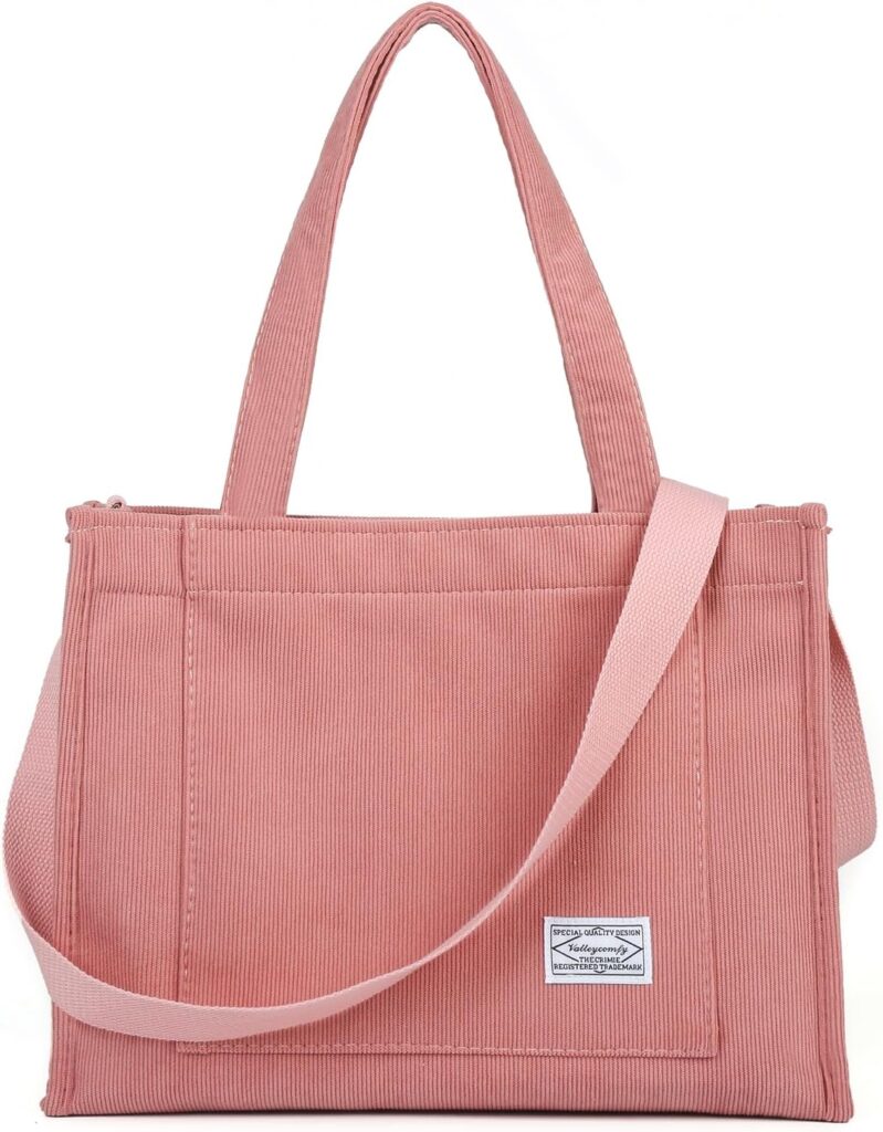 Valleycomfy Corduroy Tote Bag for Women Travel Crossbody Bag Purse Women Shoulder Bags Work Handbags Everyday Hobo Bag Valleycomfy Corduroy Tote Bag for Women Travel Crossbody Bag Purse Women Shoulder Bags Work Handbags Everyday Hobo Bag