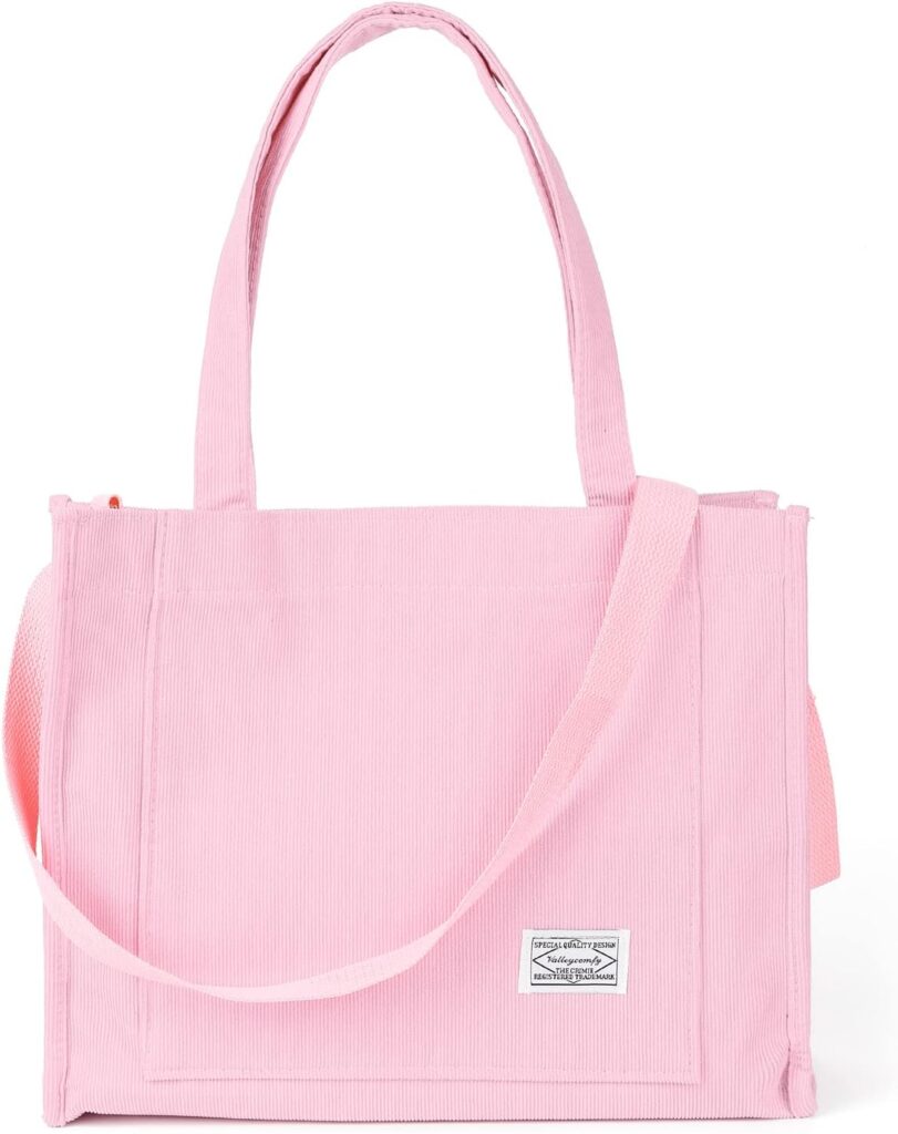 Valleycomfy Corduroy Tote Bag for Women Travel Crossbody Bag Purse Women Shoulder Bags Work Handbags Everyday Hobo Bag Valleycomfy Corduroy Tote Bag for Women Travel Crossbody Bag Purse Women Shoulder Bags Work Handbags Everyday Hobo Bag
