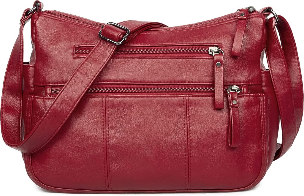 VOLGANIK ROCK Purses for Women Soft PU Leather Shoulder Bag Ladies Crossbody Purse and handbags Lightweight Pocketbook