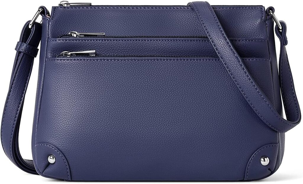 WESTBRONCO Crossbody Bags for Women, Medium Size Shoulder Handbags, Satchel Purse with Multi Zipper Pocket